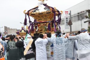 銚子 神輿パレード 銚港神社から白幡神社まで